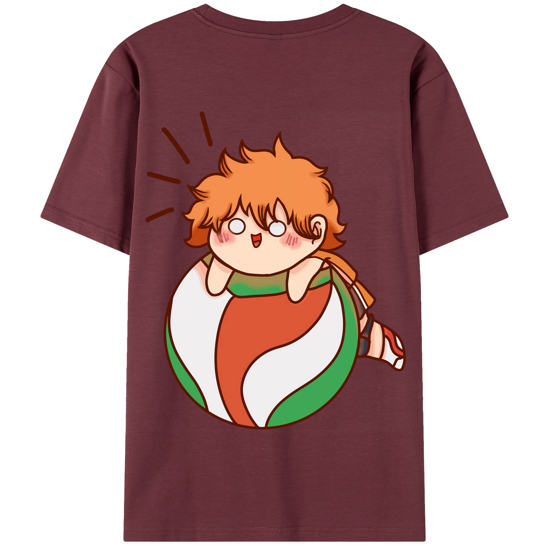 （画像用） ハイキュー!! Haikyu!! 綿100％半袖Tシャツ（背面プリント）